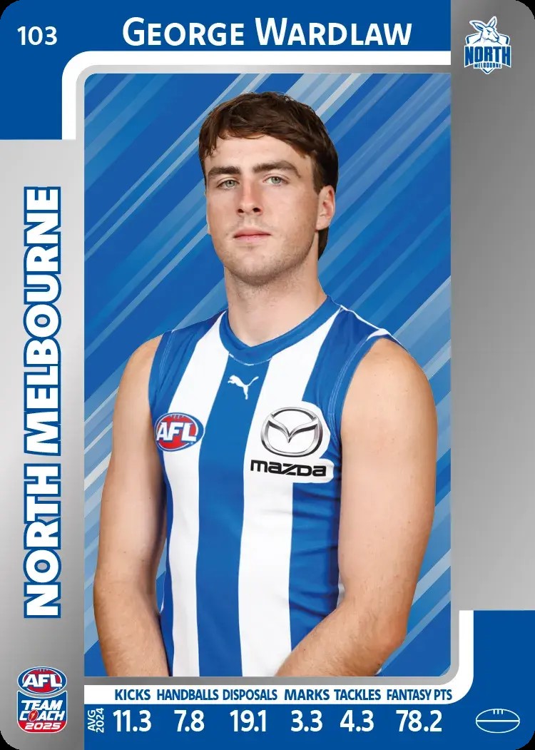 2025 Teamcoach AFL Silver Parallel Cards - Cards 101 to 198 - Pick Your Card