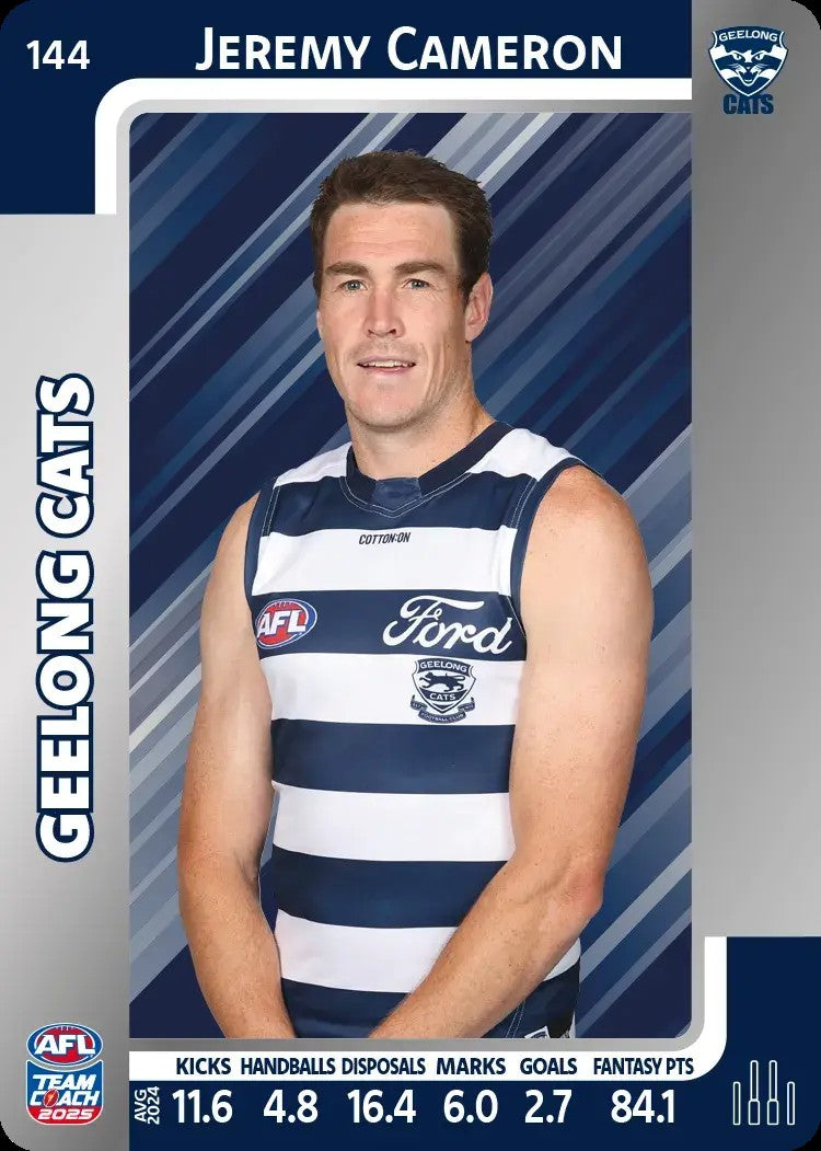 2025 Teamcoach AFL Silver Parallel Cards - Cards 101 to 198 - Pick Your Card