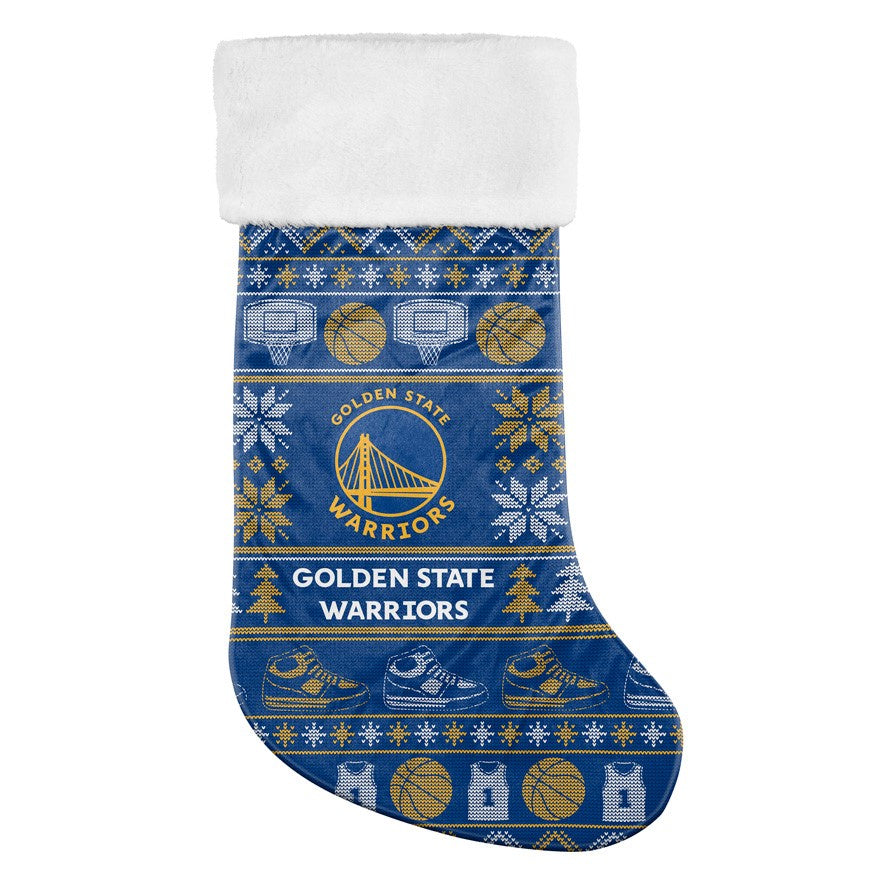 GOLDEN STATE WARRIORS JUMBO CHRISTMAS STOCKING