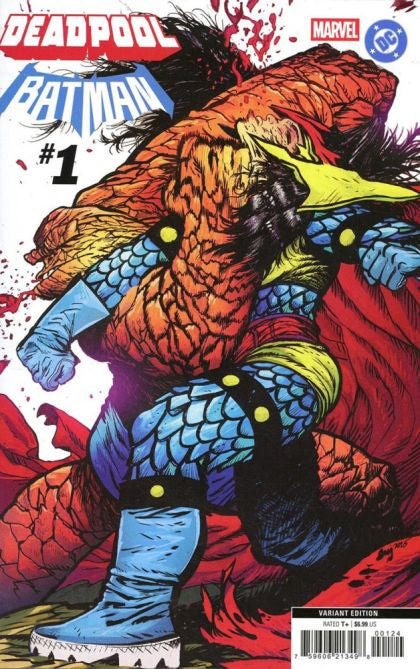 Marvel / DC: Deadpool / Batman #1 Daniel Warren Johnson Variant Comic