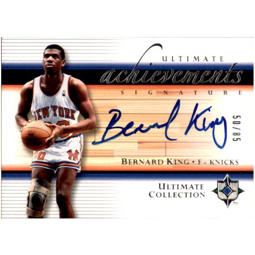 Bernard King, Ultimate Achievements Signature, 2005-06 UD Ultimate Collection Basketball NBA