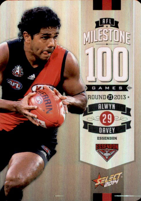 Alwyn Davey, 100 Game Milestone, 2014 Select AFL Champions