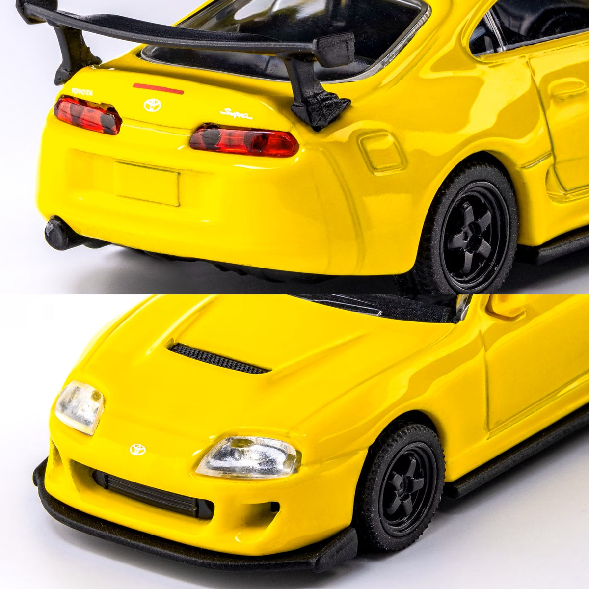 1995 Toyota Supra - Yellow - Majorette: Collection Deluxe, 1:64 Scale Diecast Car