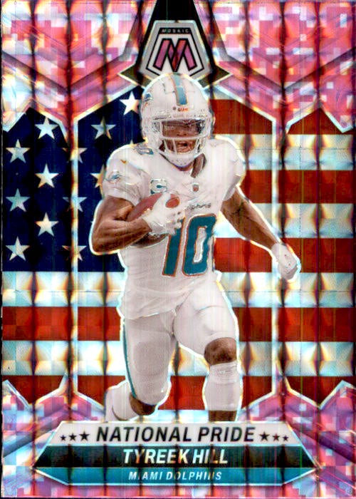 Tyreek Hill, National Pride, Pink Prizm, 2024 Panini Mosaic Football NFL