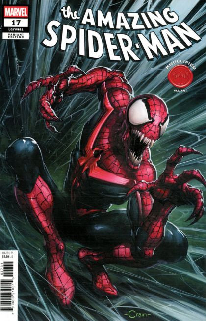 The Amazing Spider-Man, Vol. 7, #17 Clayton Crain Knullified Variant Comic