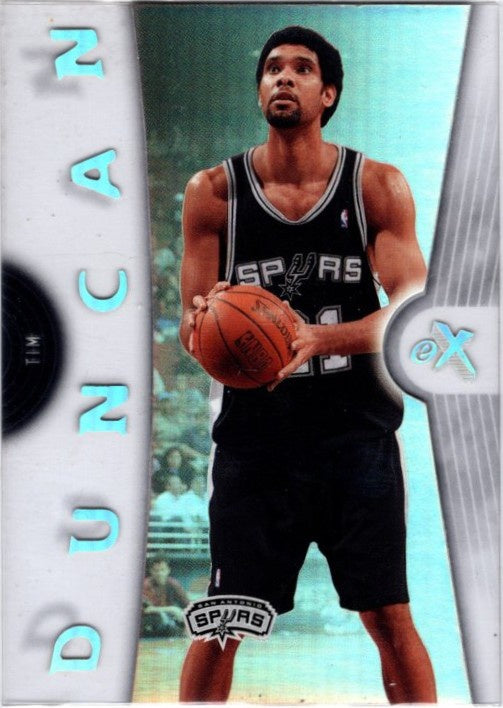 Tim Duncan, 2006-07 Fleer eX NBA Basketball