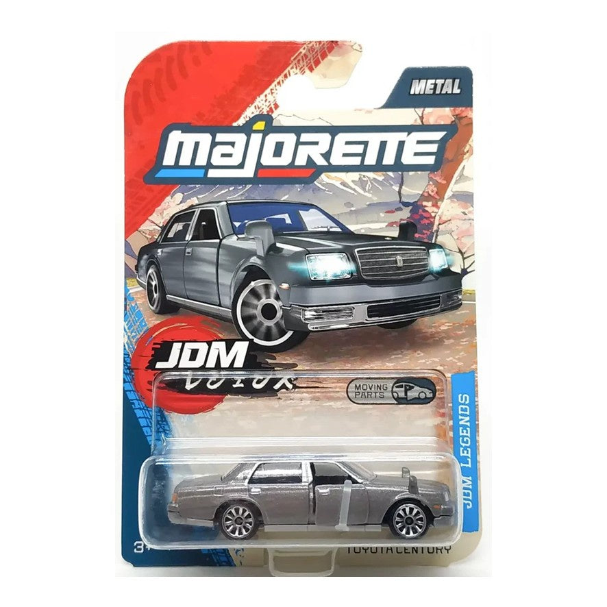 Toyota Century - Metallic Grey - Majorette: JDM Legends, 1:64 Scale Diecast Car