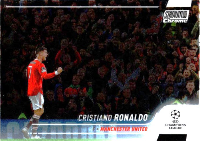 Cristiano Ronaldo, #7, 2021-22 Topps Stadium Club Soccer