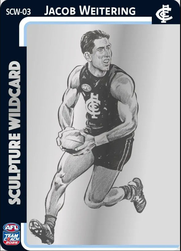 Jacob Weitering, Silver Sculpture Wildcard, 2025 Teamcoach AFL