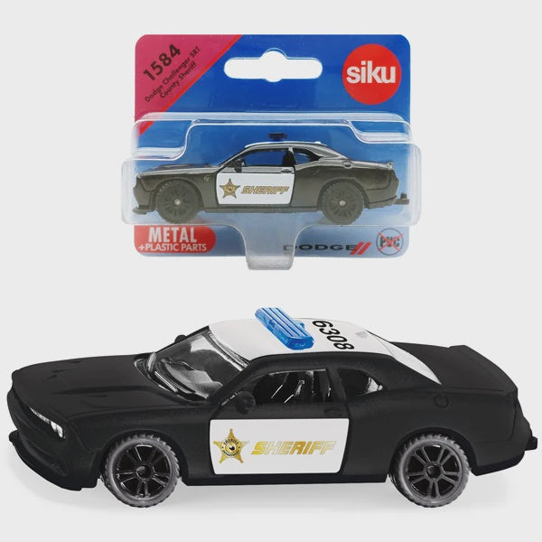 Siku 1584 - Dodge Challenger SRT County Sheriff Diecast Car