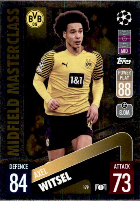 Axel Witsel, Midfield Masterclass, 2021-22 Topps Match Attax UEFA Champions & Europa League