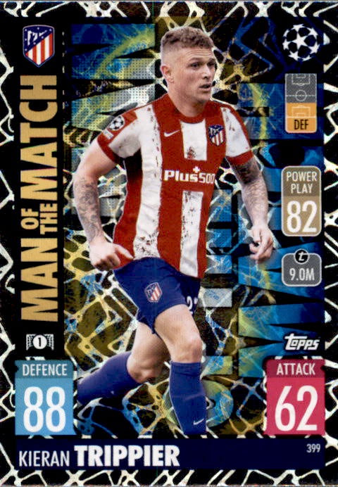 Kieran Trippier, Man of the Match, 2021-22 Topps Match Attax UEFA Champions & Europa League