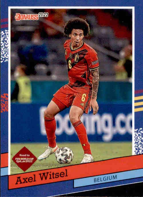 Axel Witsel, 1991 Tribute, 2021-22 Panini Donruss Soccer Road To FIFA World Cup Qatar