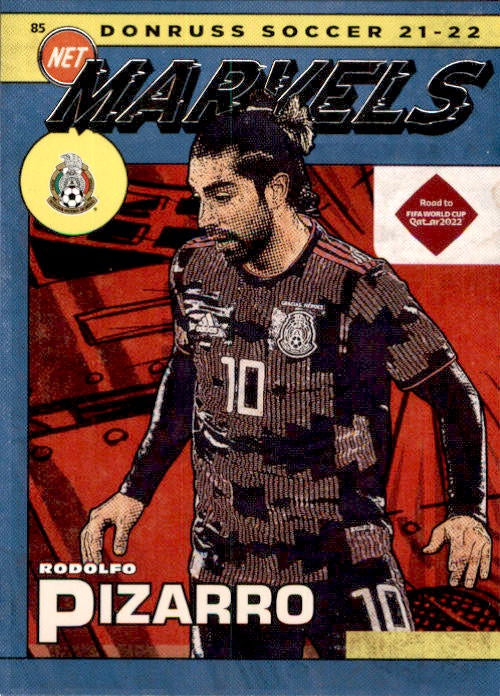 Rodolfo Pizarro, Marvels, 2021-22 Panini Donruss Soccer Road To FIFA World Cup Qatar