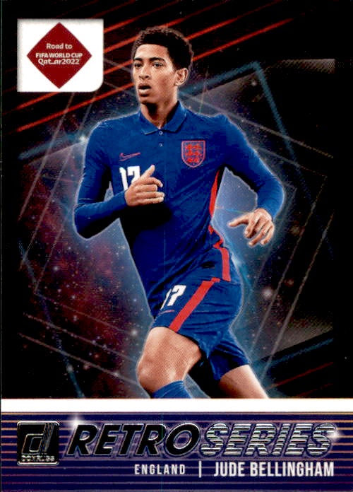 Jude Bellingham, Retro Series, 2021-22 Panini Donruss Soccer Road To FIFA World Cup Qatar