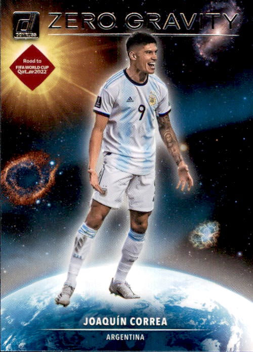 Joaquin Correa, Zero Gravity, 2021-22 Panini Donruss Soccer Road To FIFA World Cup Qatar