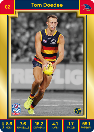 Tom Doedee, 02, Gold Parallel, 2023 Teamcoach AFL