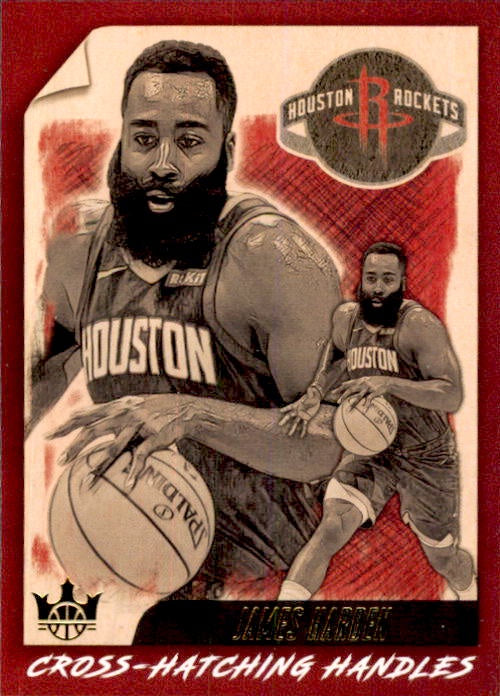 James Harden, Cross-Matching Handles, 2019-20 Panini Court Kings Basketball NBA