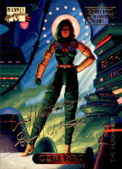 Cerrera, #22, Gold Foil Signature Series, 1994 Marvel Masterpieces