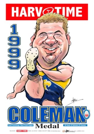 Scott Cummings, 1999 Coleman Medal, Harv Time Poster