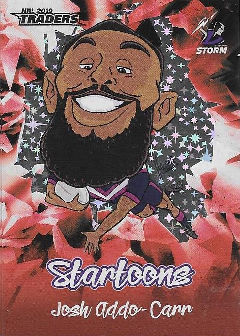 Josh Addo-Carr, Red Startoons, 2019 TLA/ESP Traders NRL