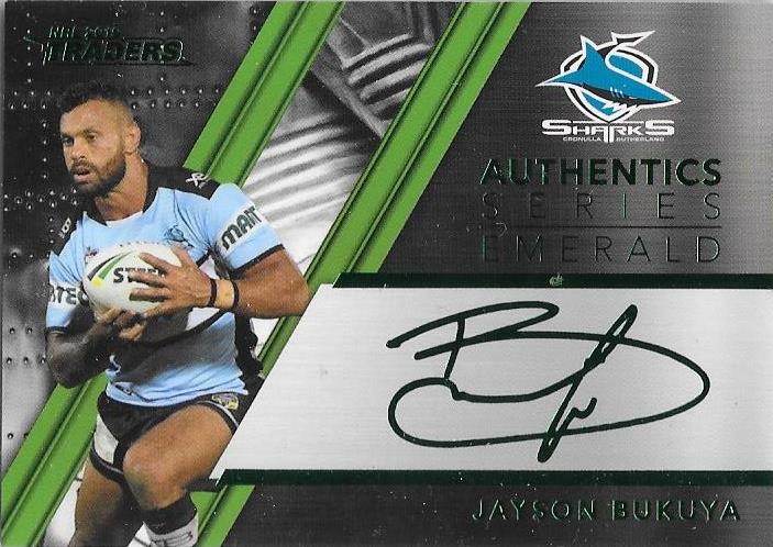 Jason Bukuya, Emerald Signature, 2019 TLA/ESP Traders NRL