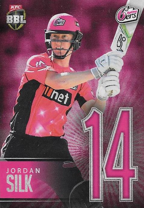 Jersey Numbers Silver, 2017-18 Tap'n'play CA BBL 07 Cricket - 1 to 16 - Pick Your Card