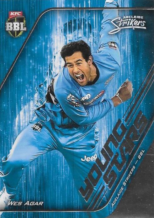 Young Stars, 2017-18 Tap'n'play CA BBL 07 Cricket - 1 to 8 - Pick Your Card