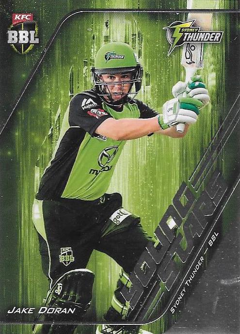 Young Stars, 2017-18 Tap'n'play CA BBL 07 Cricket - 1 to 8 - Pick Your Card