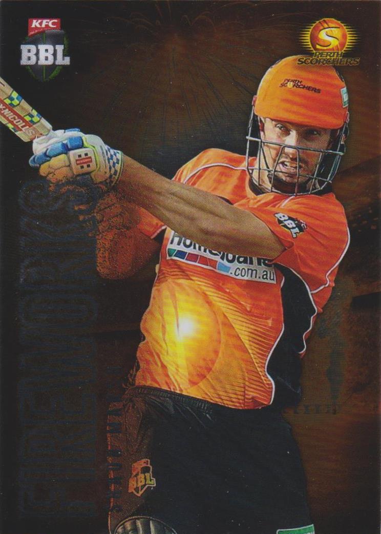 Fireworks, 2017-18 Tap'n'play CA BBL 07 Cricket - 1 to 8 - Pick Your Card