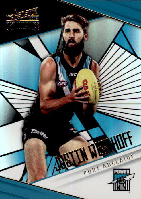 Justin Westhoff, Holofoil Parallel, 2019 Select AFL Dominance