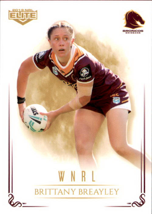 Brittany Breayley, WNRL, 2019 TLA Elite NRL