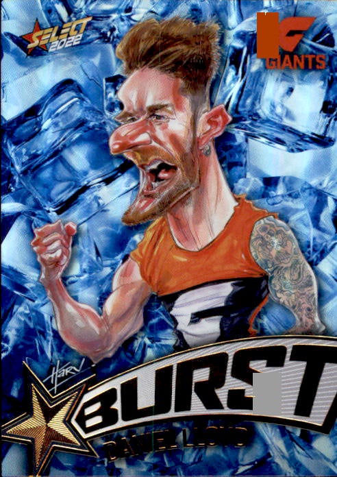 Daniel Lloyd, Starburst Ice, 2022 Select AFL Footy Stars