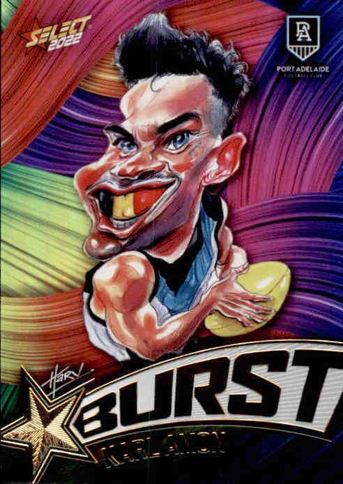 Karl Amon, Starburst Paint, 2022 Select AFL Footy Stars