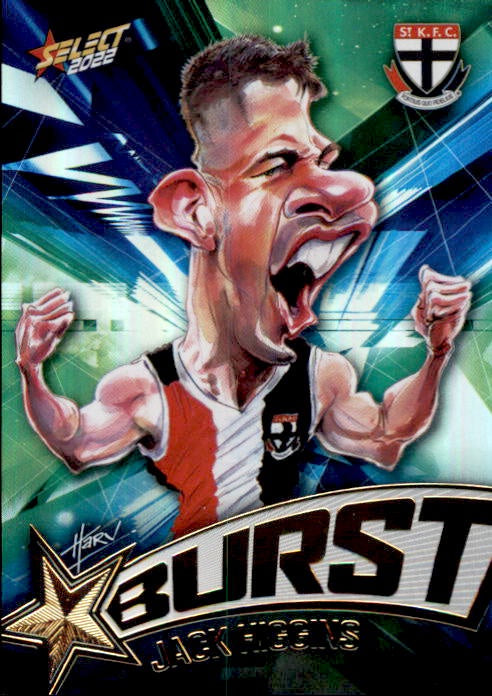 Jack Higgins, Starburst Shatter, 2022 Select AFL Footy Stars