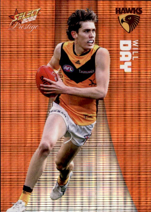 Will Day, Orange Parallel, 2022 Select AFL Prestige