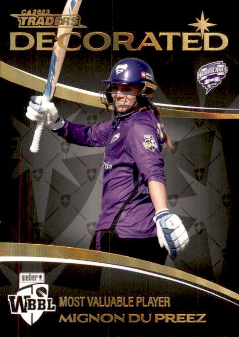 Mignon Du Preez, Decorated, 2023-24 TLA Traders Cricket