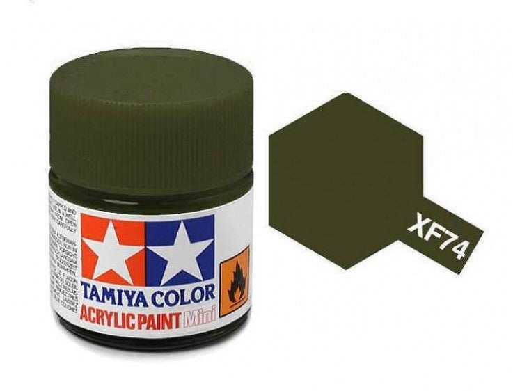 TAMIYA ACRYLIC MINI XF-74 ORANGE DRAB (JGSDF) 10ml