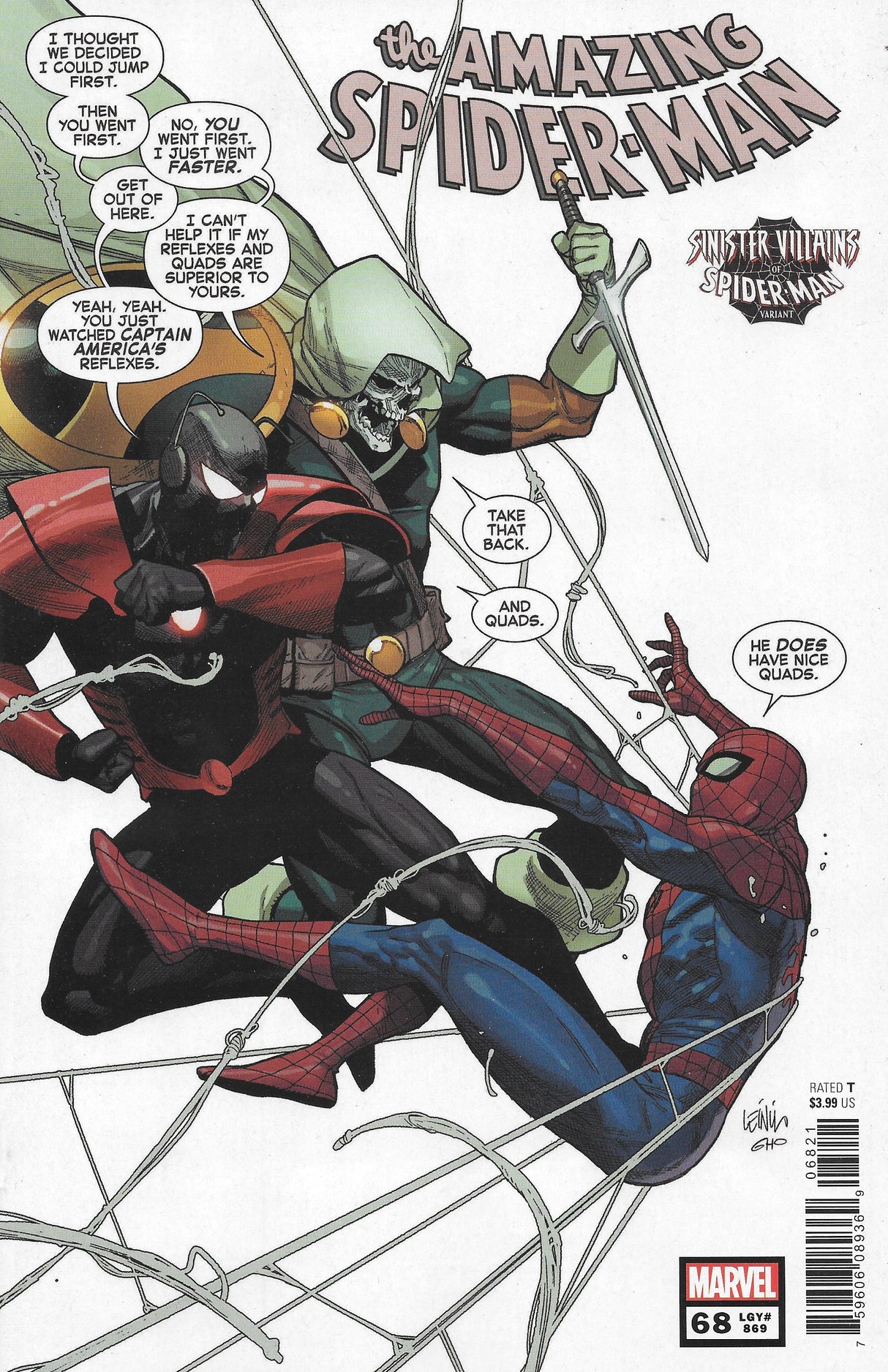 The Amazing Spider-man #68 Sinister Villiains Variant Comic