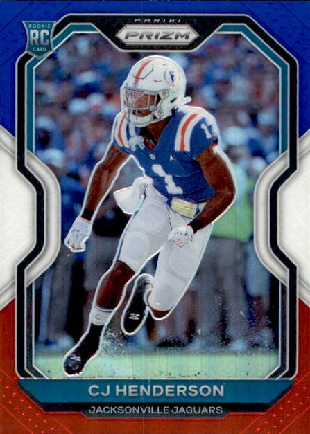CJ Henderson, RC, Red White Blue Prizm, 2020 Panini Prizm Football NFL