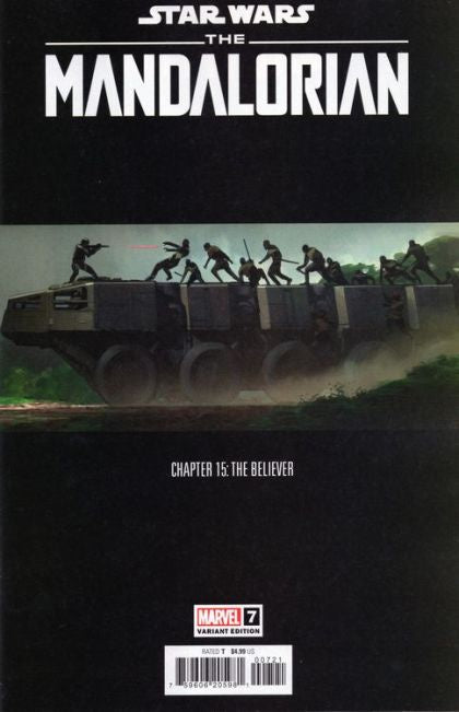 Star Wars: The Mandalorian, Season 2, #7 Concept Art Variant Comic