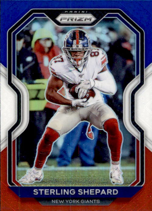 Sterling Shepard, Red White Blue Prizm, 2020 Panini Prizm Football NFL
