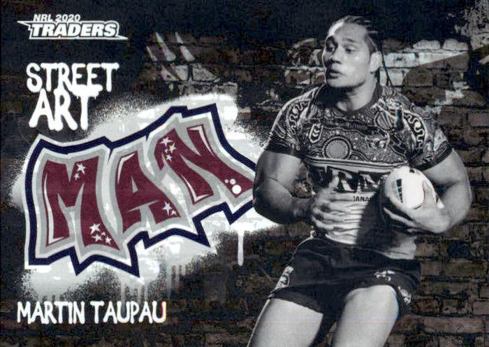 Martin Taupau, Black Street Art, 2020 TLA Traders NRL