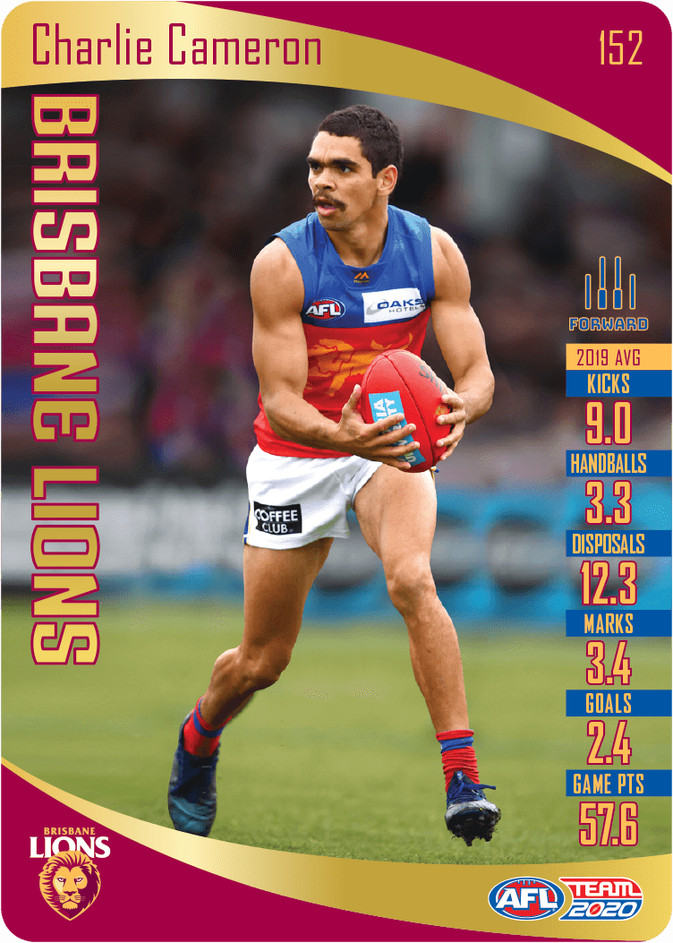 Charlie Cameron, Gold, 2020 Teamcoach AFL