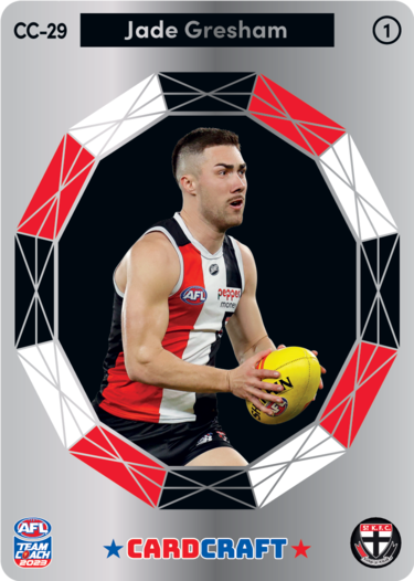 Jade Gresham, Card Craft #1, 2023 Teamcoach AFL