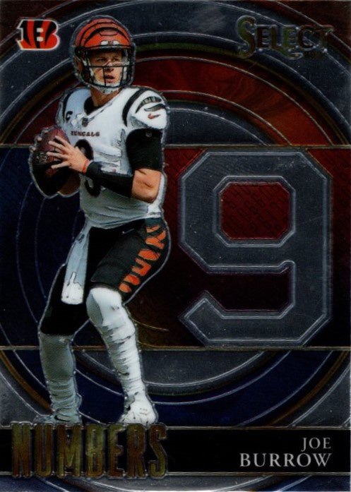 Joe Burrow, Numbers, 2021 Panini Select Football NFL