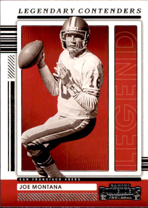 Joe Montana, Legendary Contenders, 2021 Panini Contenders Football NFL