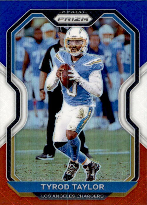Tyrod Taylor, Red White Blue Prizm, 2020 Panini Prizm Football NFL
