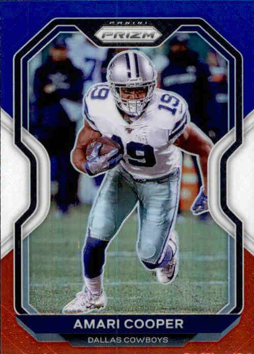 Amari Cooper, Red White Blue Prizm, 2020 Panini Prizm Football NFL