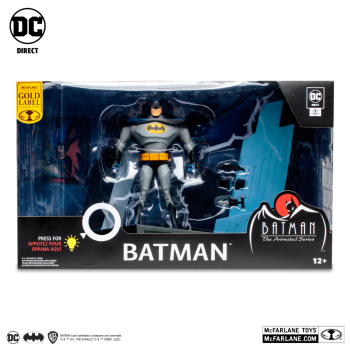 Batman: The Animated Series - Batman 30th Anniversary Gold Label Deluxe 7” Scale McFarlane Action Figure